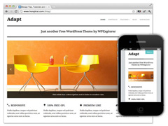 responsive theme, responsive web design, WordPress Themes, website template, free template